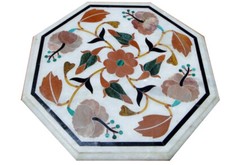 18 " Marmor Ecke Beistelltisch