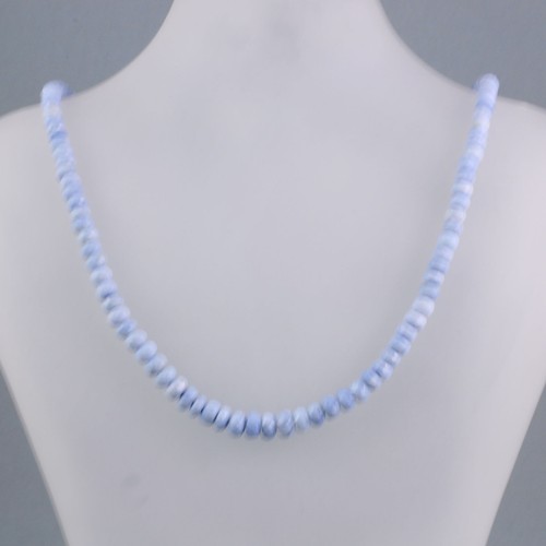 Collier blauer opal kette - collier,