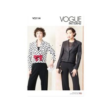Vogue Schnittmuster V2114 - Jacke - Blazer - kurzer Damenblazer mit Reverskragen