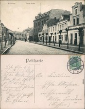 Ansichtskarte Züllichau Sulechów Partie in der Lange Straße 1912