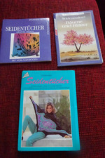 Seidenmalerei 3x Bücher Seide Malerei Anleitung schöne Vorlagen