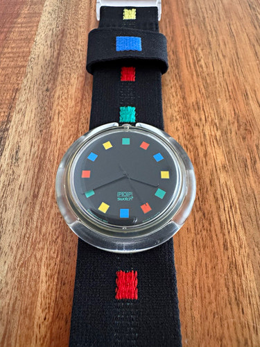 Pop swatch vintage 1993 square - pop,