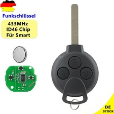 433MHZ Funk Schlüssel ID46 PCF7941 Für SMART 451 FORTWO Coupe Cabrio A4518203797