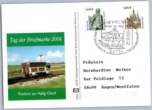 Postkarte sst tag - postkarte, der