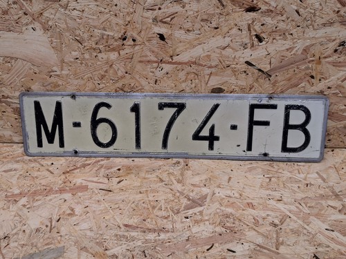 Altes nummernschild spanien - altes,