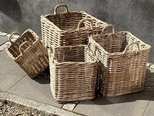 Rattan korb quadratisch - rattan, korb,