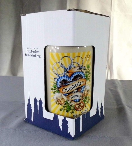 Offizieller maßkrug mit - offizieller,