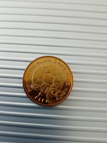 Zloty münze fifa - 2,