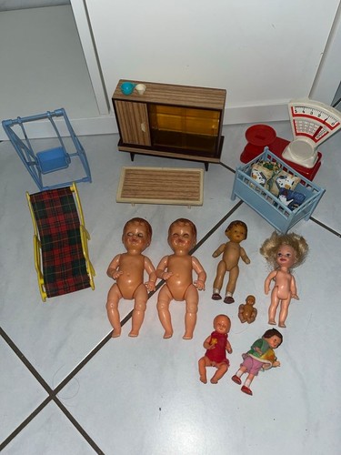 Alte puppen puppenstube 1960er - alte,