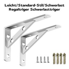 Edelstahl Regalträger