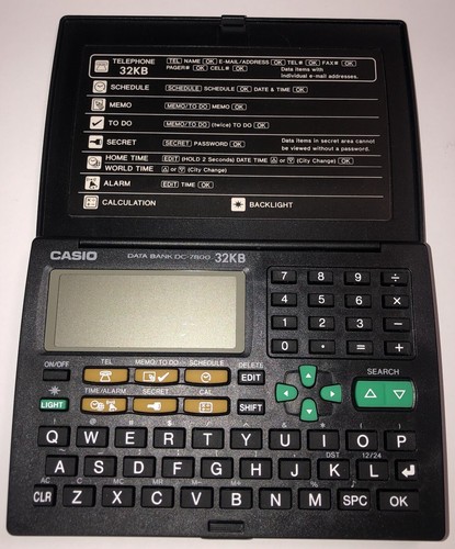Casio data bank - casio,