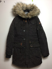 KHUJO Damen Winterjacke, Claire Schwarz S