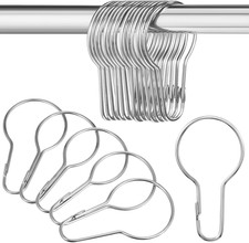 Edelstahl Vorhangringe mit
