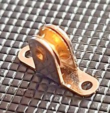 1 Umlenkrolle L: 10mm H: 5,7mm Messingrolle 4mm voll Funktionfäh. 2 Bef. Bohrung