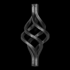 10x Korb Kunstschmiede Zwirbel