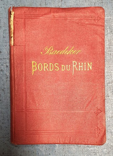 1880 baedeker les bords du - 1880,