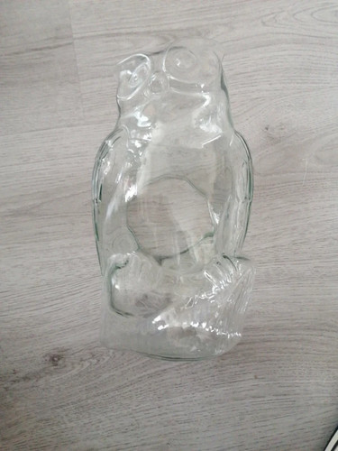 Eule aus glas - glas, deko