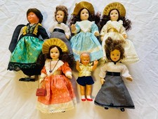 Konvolut 7 schöner älterer Puppen Spielpuppen Sammlerpuppen teilw. Porzellan 