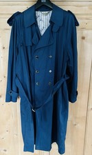 Schöner Trenchcoat Mantel Navy Dunkelblau Gr. 56 (XXL), Guter Zustand!