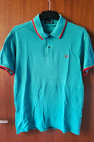 Fred perry polo - perry, grün/
