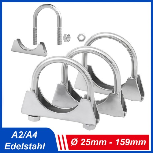 Bügelschellen edelstahl - m8,