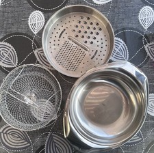 AMC Zubehör Reibe, Sieb (Frittierkorb), Schüssel (Schale)