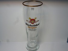 älteres Weizenglas Weißbierglas Brauerei Bischofshof Regensburg 0,5 l