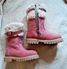 Zecchino d‘Oro Mädchen Winterstiefel Lammfell Gr 21 Kinderstiefel Wildleder