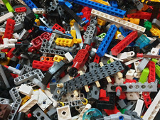 400 Lego Technik Technic Teile Mix gemischt Konvolut Lochbalken Pins Zahnräder