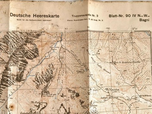 Deutsche heereskarte bagni - deutsche, "bagni"