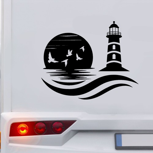 Leuchtturm wellen wohnwagen - leuchtturm,