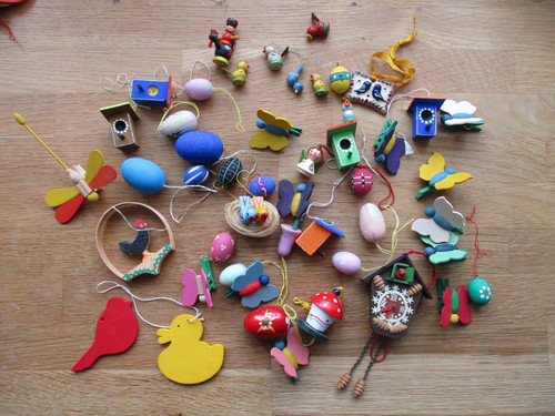 Teile osterschmuck - 46,