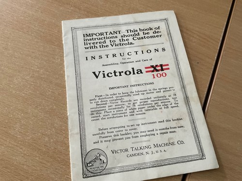 1921 victrola 100 - victrola,