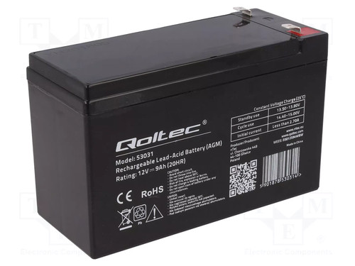 12v ausg verbinder 9ah batt - 12v,