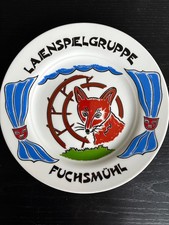 Porzellan Wandteller