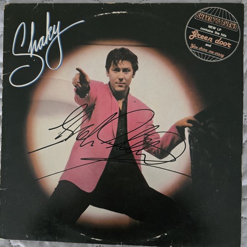 Shakin stevens autogramm - shakin,