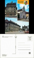 Pilsen Plzeň Radnice • Krajská galerie • Restaurace Prazdroj   1995