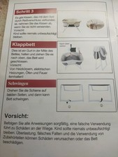 Baby Joy Bett mit Schwingfunktion, Roba Wiegenset ,Zöllner Kindersteppbett-Set