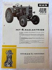 Prospekt / Faltblatt vom MAN D