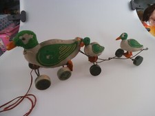 Steiff Entenkette 2x mit Knopf