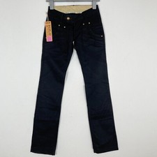 Replay W8305 Damen Jeans W25 L34 Schwarz Slim Fit Bootcut Denim Hose Jeanshose