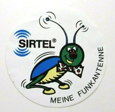 Werbe-Aufkleber Sirtel CB Funkantenne Funktechnik Bielefeld Amateurfunk 80er