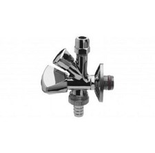 Kombiventil Eckventil 3/8" Geräte Anschlussventil f. Wasserhahn & Waschmaschine.
