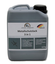 Metallschutzlack 3in1 Metall Farbe Grundierung Rostschutz Schutzlack RAL-Farbton