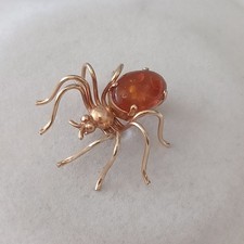 Antike Brosche Spinne