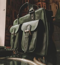 Tasche Leder Vintage Laptop