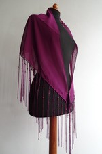 Bordeauxrotes Dreieckstuch