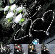 Brautpaar Dekoration 13 Teile Autoschmuck Hochzeitsauto Schmuck Autodeko - Sarah