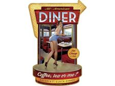 XXL Pin up Blechschild Diner