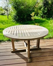 Garpa Teak- Holz Tisch rund